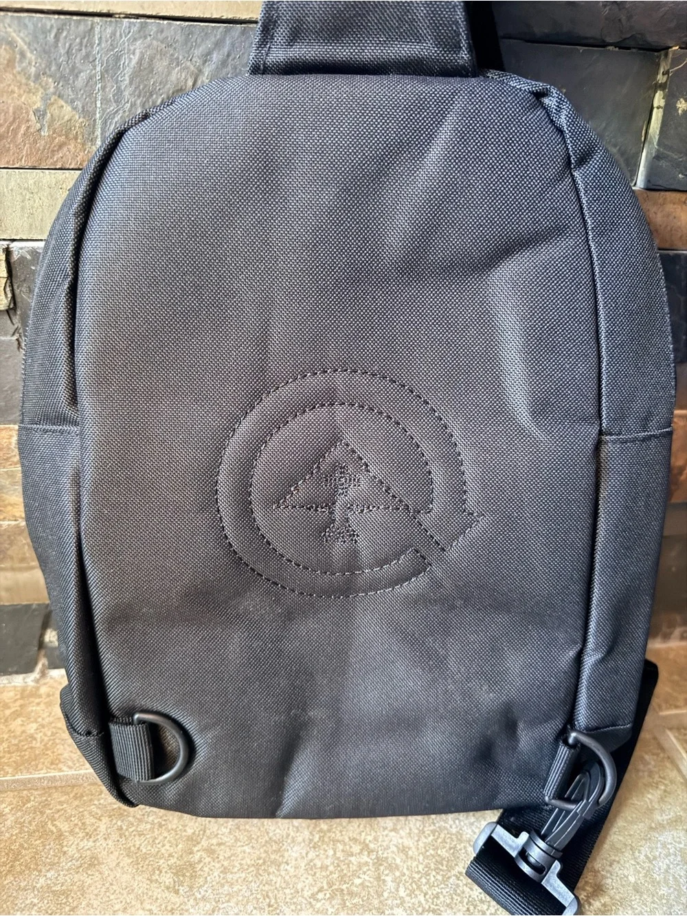 LRG Sling Bag Shoulder 20” Black Strap Lifecycle Crossbody New FAST SHIPPING